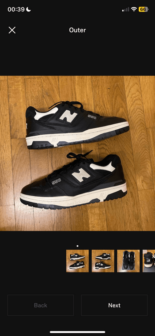 New Balance 550 'Black Cream White' (2022)