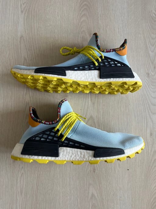 Adidas x Pharrell Williams NMD HU 'Inspiration Pack' Clear Sky