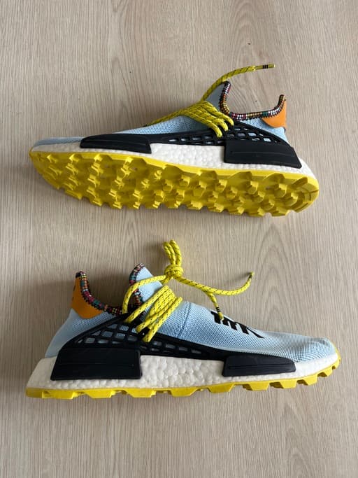 Adidas x Pharrell Williams NMD HU 'Inspiration Pack' Clear Sky