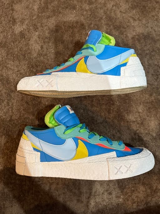 Nike x sacai x KAWS Blazer Low Blue (2021)
