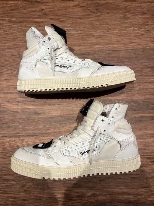 Luxury Off-White Off-Court 3.0 High Top Sneaker White Black (2020)