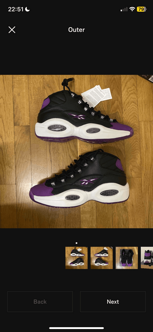 Reebok x Allen Iverson Question Mid 'Aubergine' (2022)