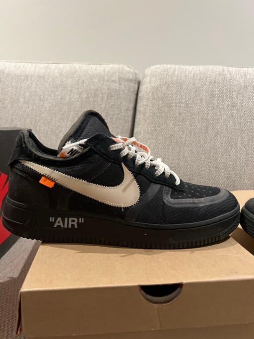 Nike x Off White Air Force 1 Low 'Black' (2018)