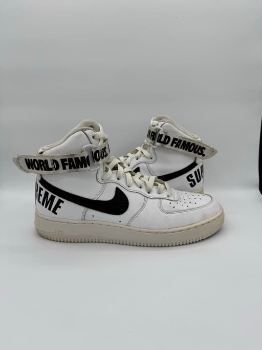 Nike Air Force 1 High Supreme World Famous White