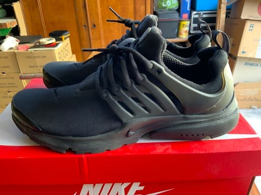 Nike Air Presto Triple Black Shiny Toe (2021)