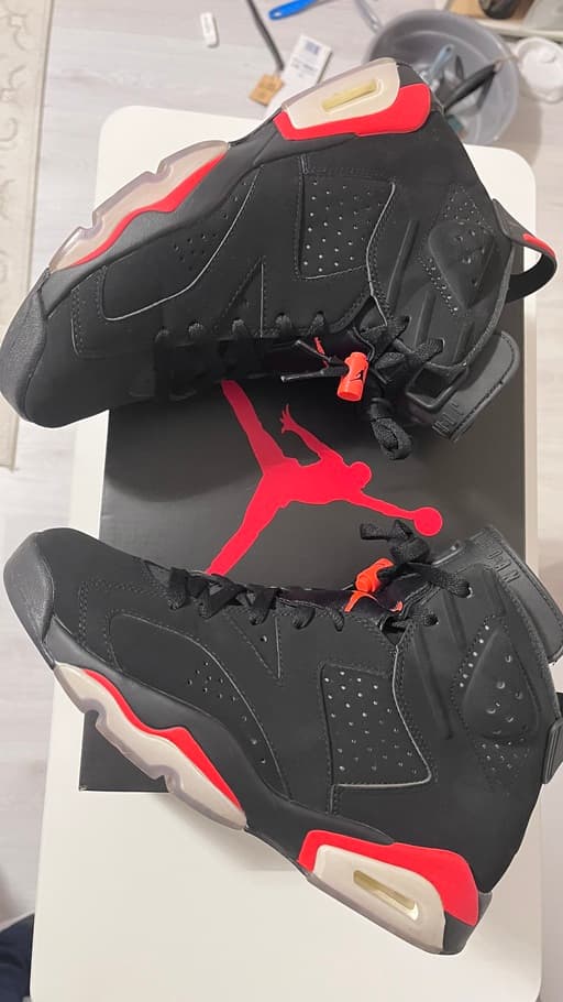Air Jordan 6 OG 'Infrared' Black (NIKE AIR) (2019)