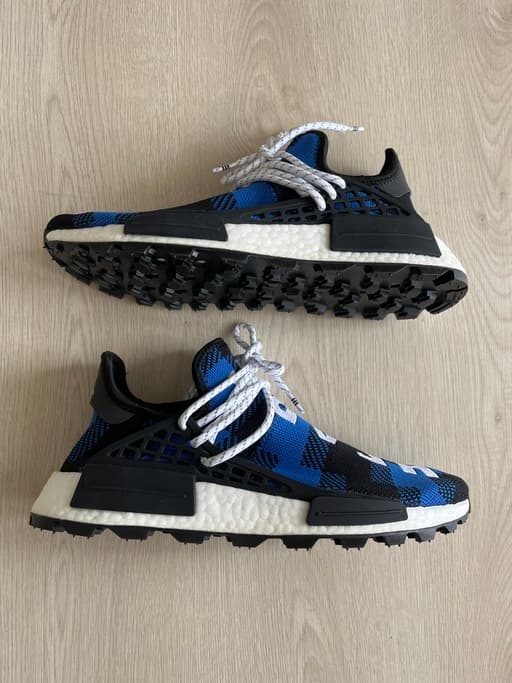 Adidas x Billionaires Boys Club BBC NMD HU Race Trail 'Digijack' Blue (2019)