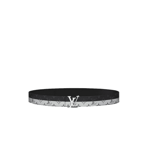 Louis Vuitton Initiales Monogram Eclipse Split Outdoor 40mm Black/White Belt