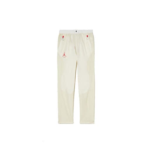 Off White x Jordan Woven Pants White Cream Red (SS21)