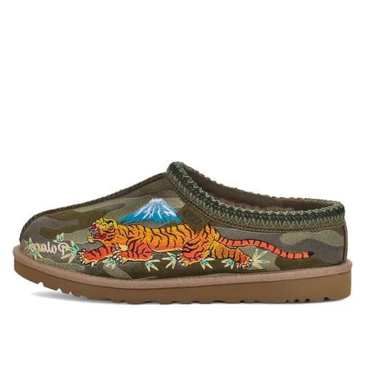 UGG x Palace Tasman Slipper 'Burnt Olive Camo' (2024)