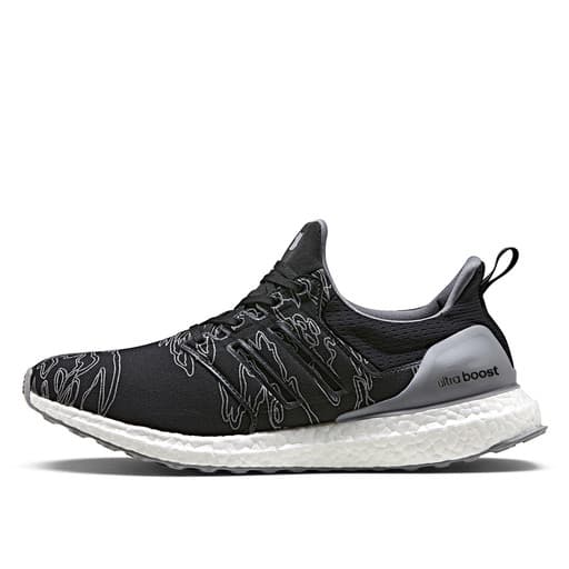 Adidas x Undefeated Ultra Boost 2.0 Shift Grey Black UNDFTD