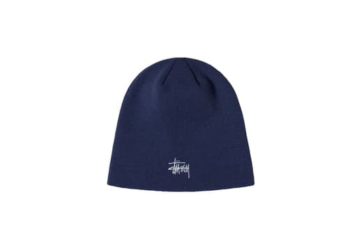 Stussy Basic Skullcap Beanie Navy (FW22)