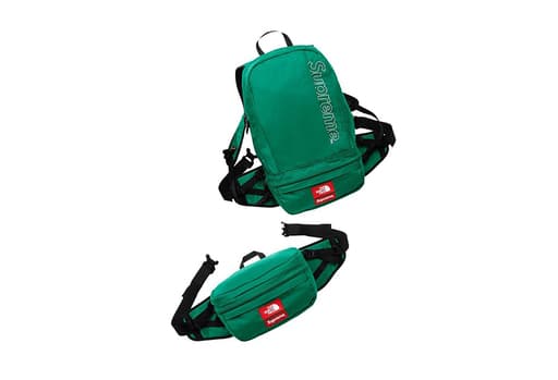 Supreme x The North Face® Trekking Convertible Backpack + Waist Bag Green (SS22)