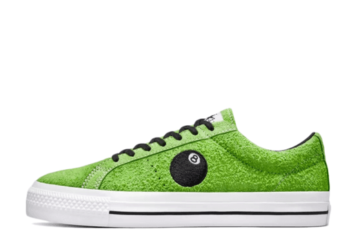 Converse x Stüssy Pro 8-Ball One Star 'Green Flash' (2022)