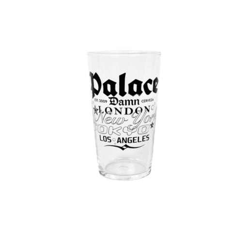 Palace Pint Glass Clear (FW20)