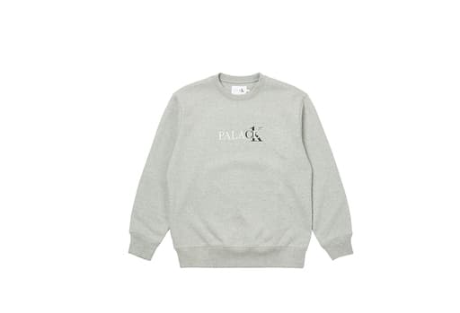 Palace x CK1 Crew Grey Marl (SS22)