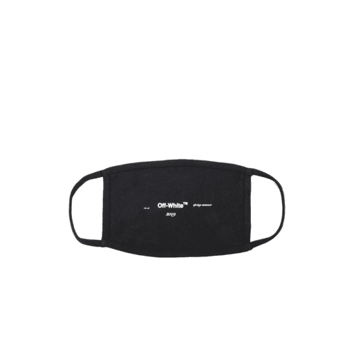 Off White Logo Face Mask (SS19) Black/White
