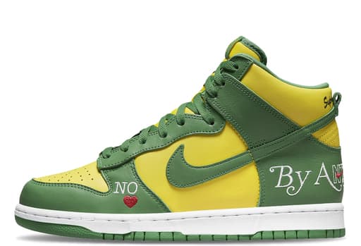 Nike x Supreme SB Dunk High Brazil Pine Green (2022)