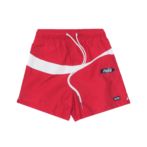Kith x Coca-Cola Convertible Swim Shorts Red (SS19)
