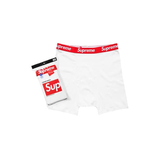 Supreme Hanes Boxer Briefs White (FW20)