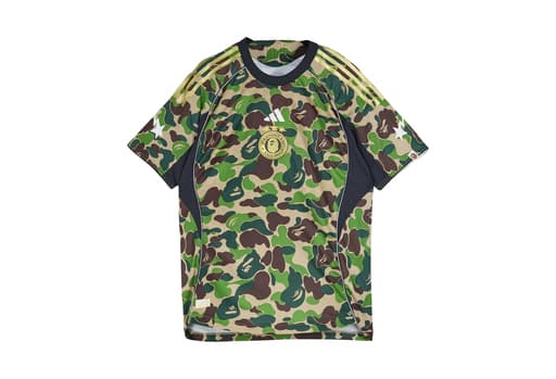 Adidas x BAPE Football Jersey 'Green Camo' (2025)