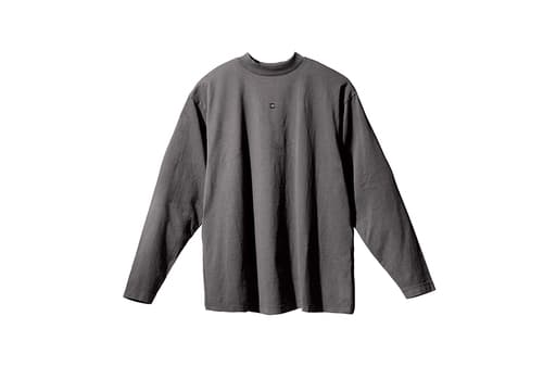 Yeezy Logo Longsleeve Tee Dark Grey (SS22)