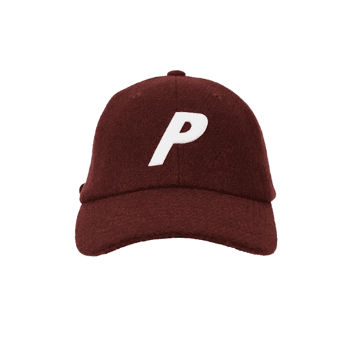Palace Harris Tweed P 6-Panel Maroon (FW21)