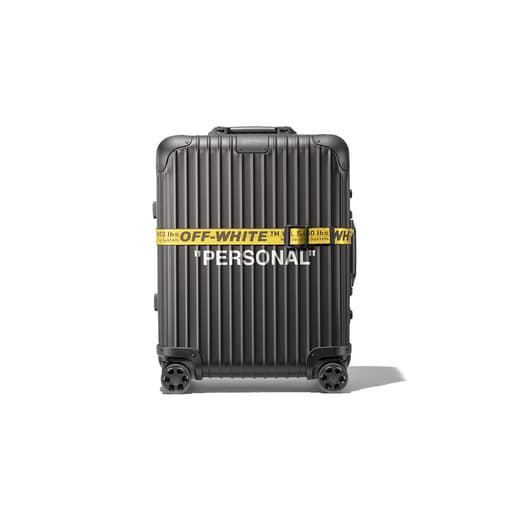 Off White x Rimowa Personal Belongings Case Black (FW18)