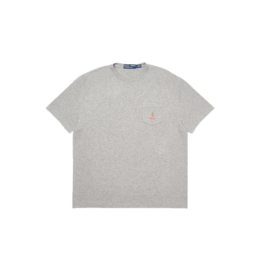 Palace x Polo Ralph Lauren Waffle Pocket T-Shirt Andover Heather (FW18)