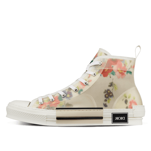 Dior B23 High Top Flowers Oblique