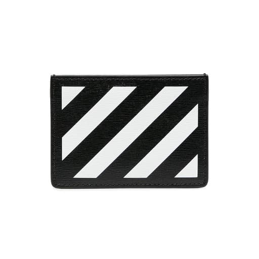 Off White Diag Card Holder Black White (2021)