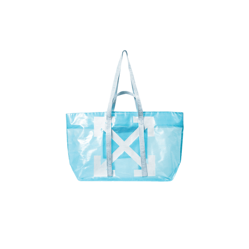 Off White Logo Arrows Tote PVC Blue (2020)
