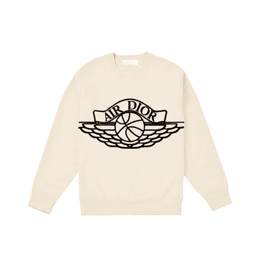 Luxury Dior x Jordan Wings Sweater Natural (SS20)
