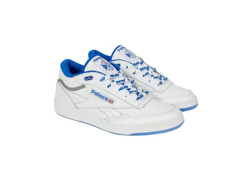 Palace x Palace Club C Mid II Revenge Footwear White/Court Blue/Pewter (2023)