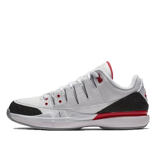Air Jordan Nike Zoom Vapor Air Jordan III 3 RF Roger Federer White Fire Red
