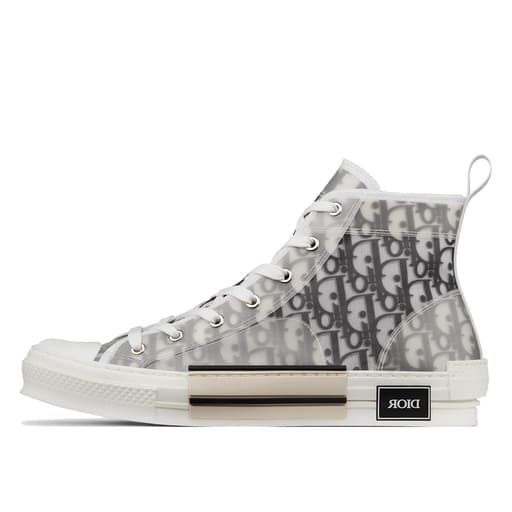 Dior B23 High Top 'Logo Oblique White Black' (2019)