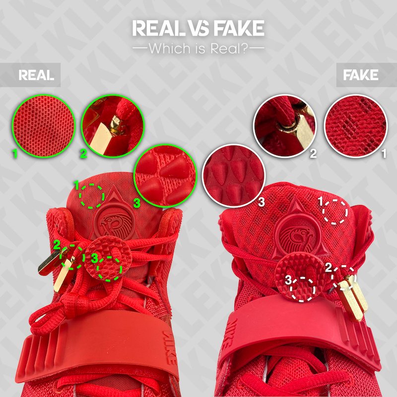 Nik Air Yeezy 2 Solar Red: Real Vs Fake Guide (2023)