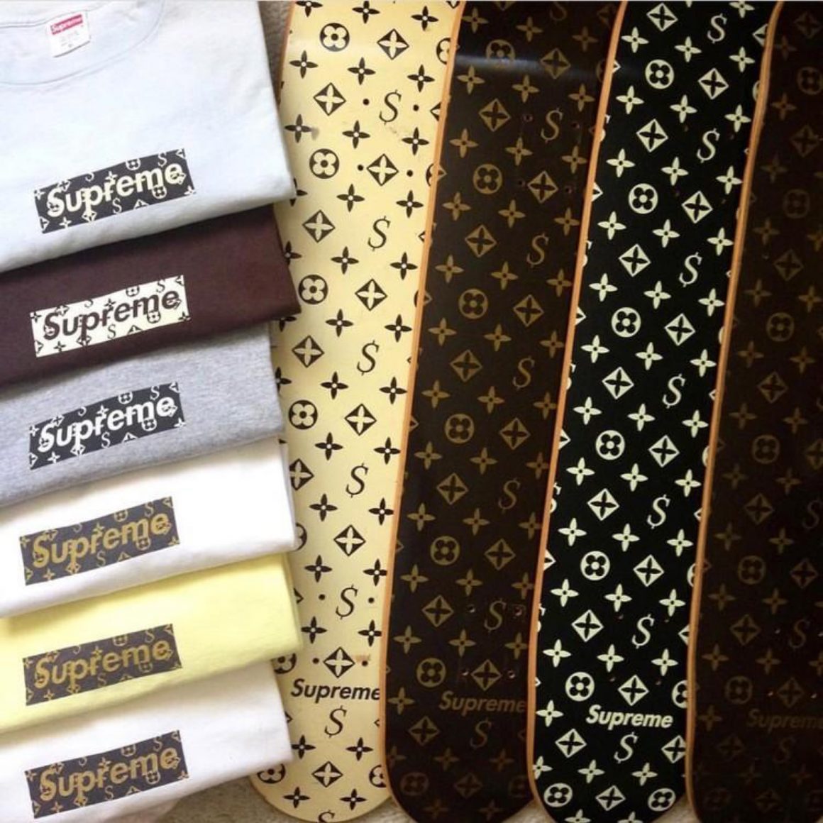 Supreme Louis Vuitton Collaboration With Bape and Off white by