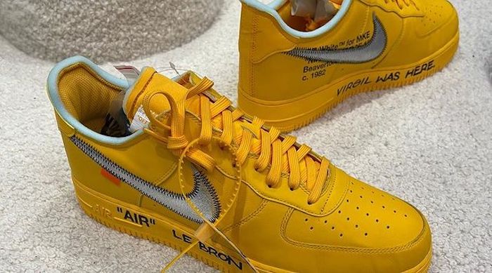Lemonade' Off-White x Nike Air Force 1s Just Dropped on SNKRS