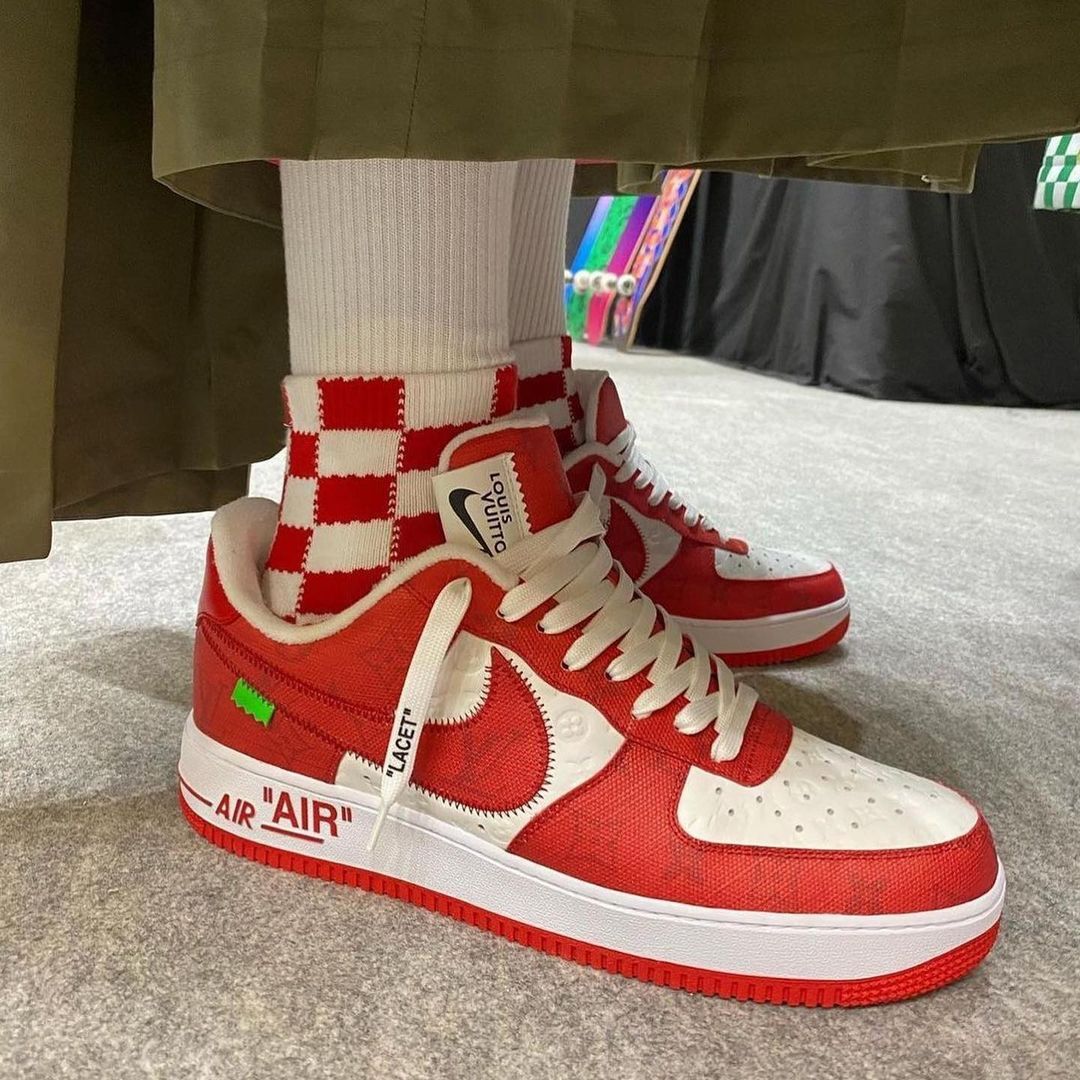 Closer Look At The Louis Vuitton x Off-White x Nike Air Force 1 Low